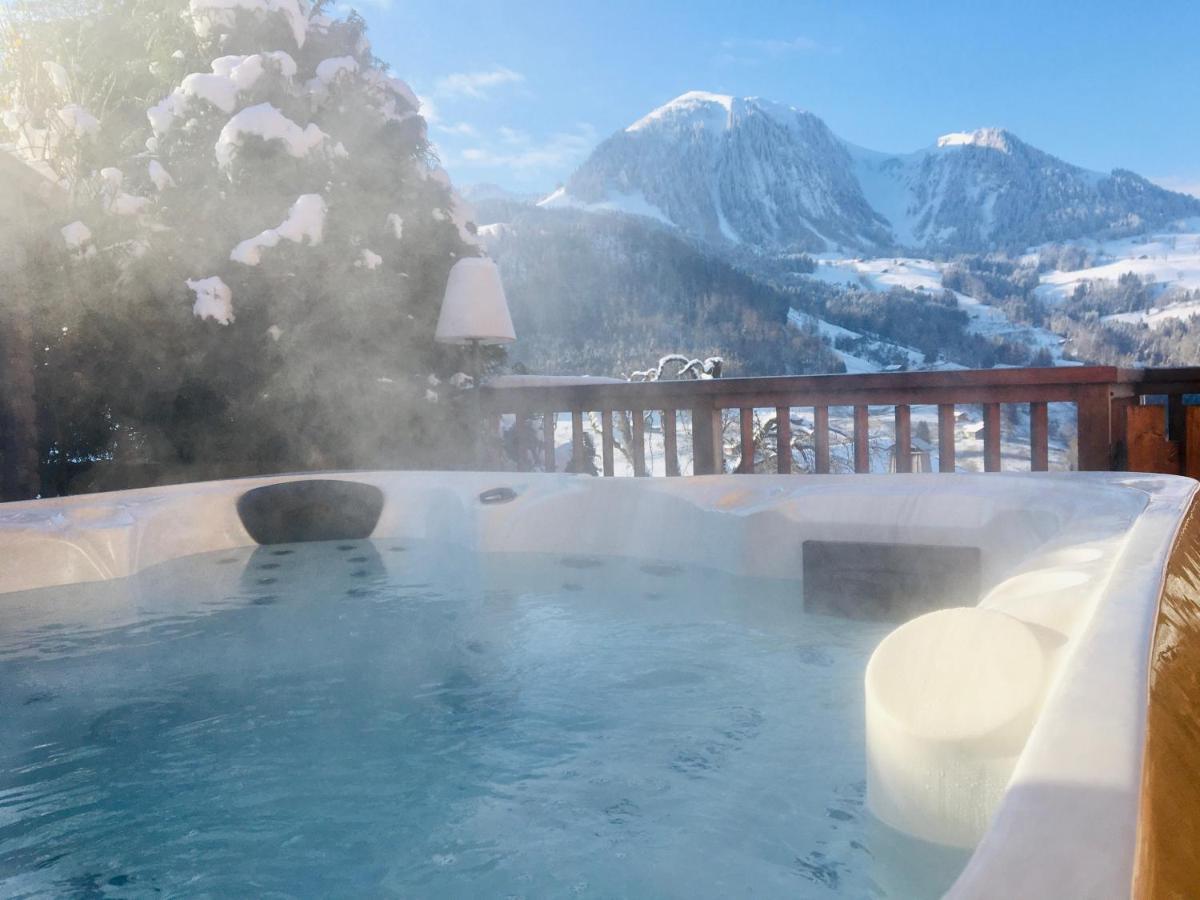 Le Paret Chambres D'Hotes De Charme & Spa Manigod Esterno foto