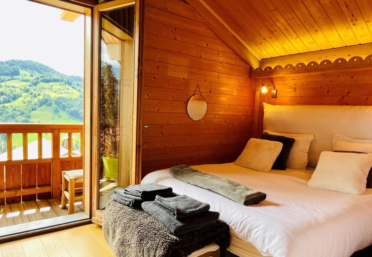 Le Paret Chambres D'Hotes De Charme & Spa Manigod Esterno foto