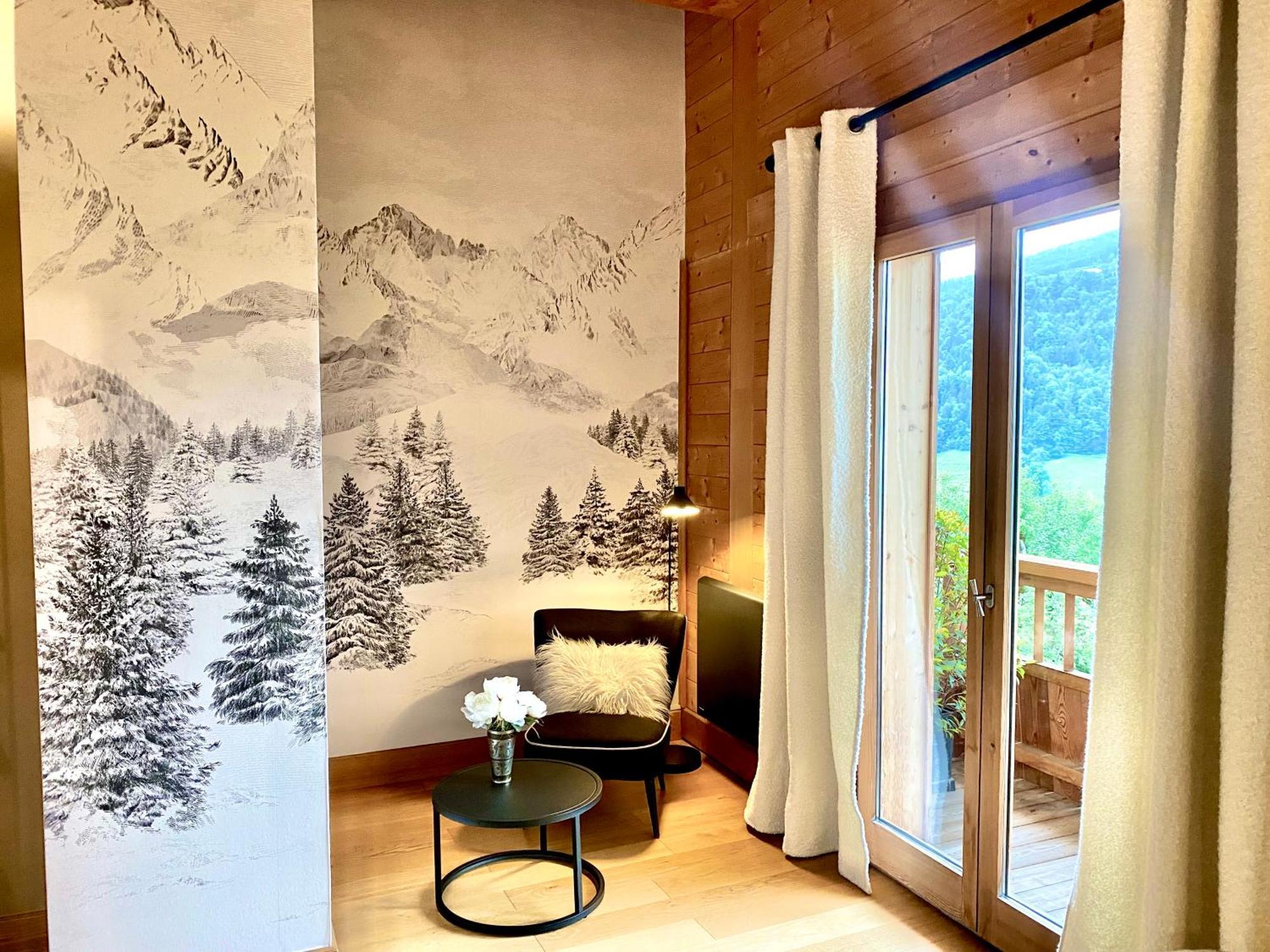 Le Paret Chambres D'Hotes De Charme & Spa Manigod Esterno foto